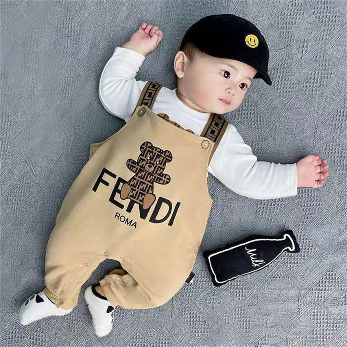 Baby carrier two-piece casual jumpsuit