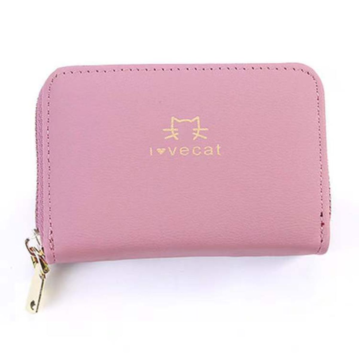 Card holder new simple fashion card holder women zipper men and women card holder driver's license bag credit card wallet