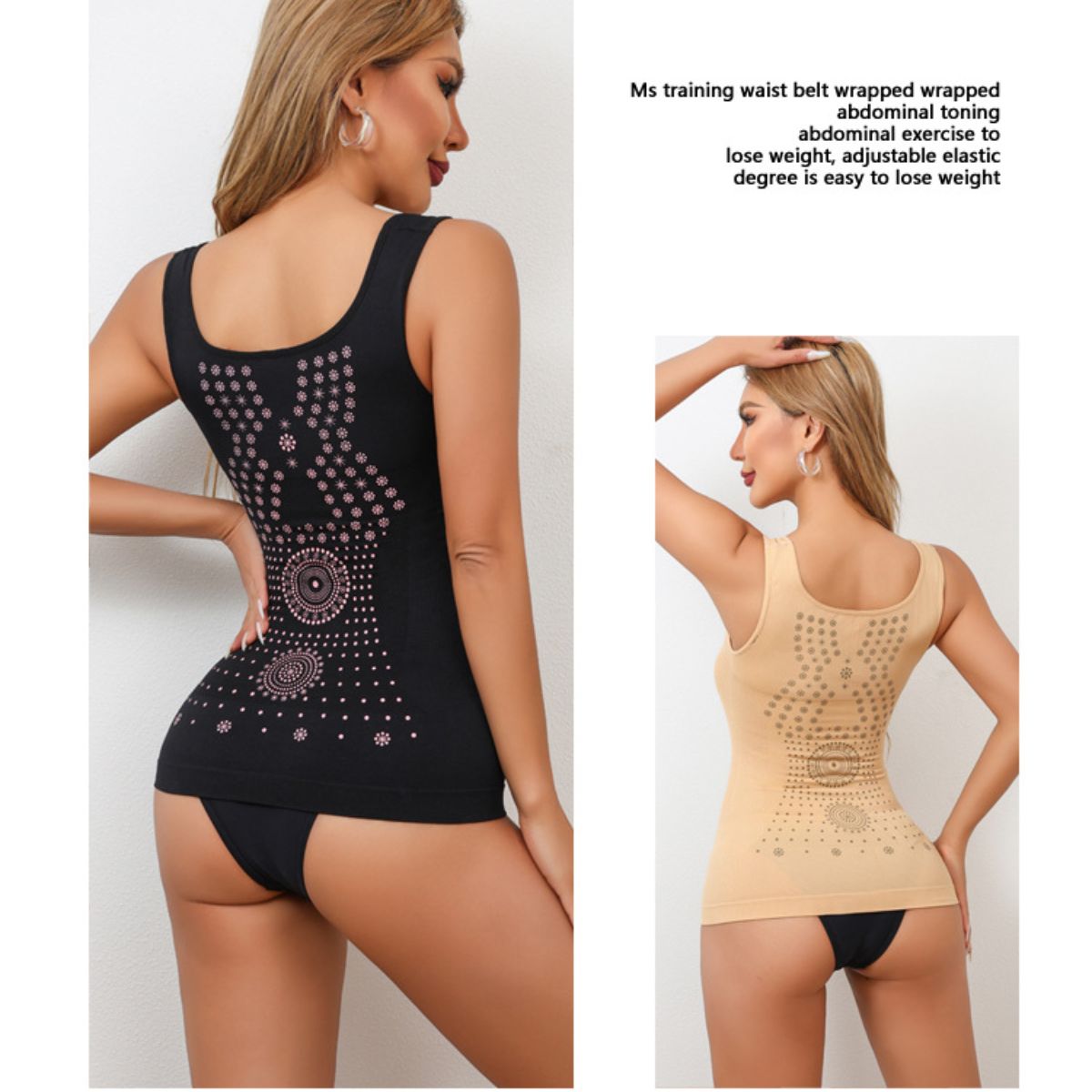 Seamless enhanced one-piece body shaper, tummy-lifting, hip-lifting, elastic slimming clothing, body shaping, large size corset