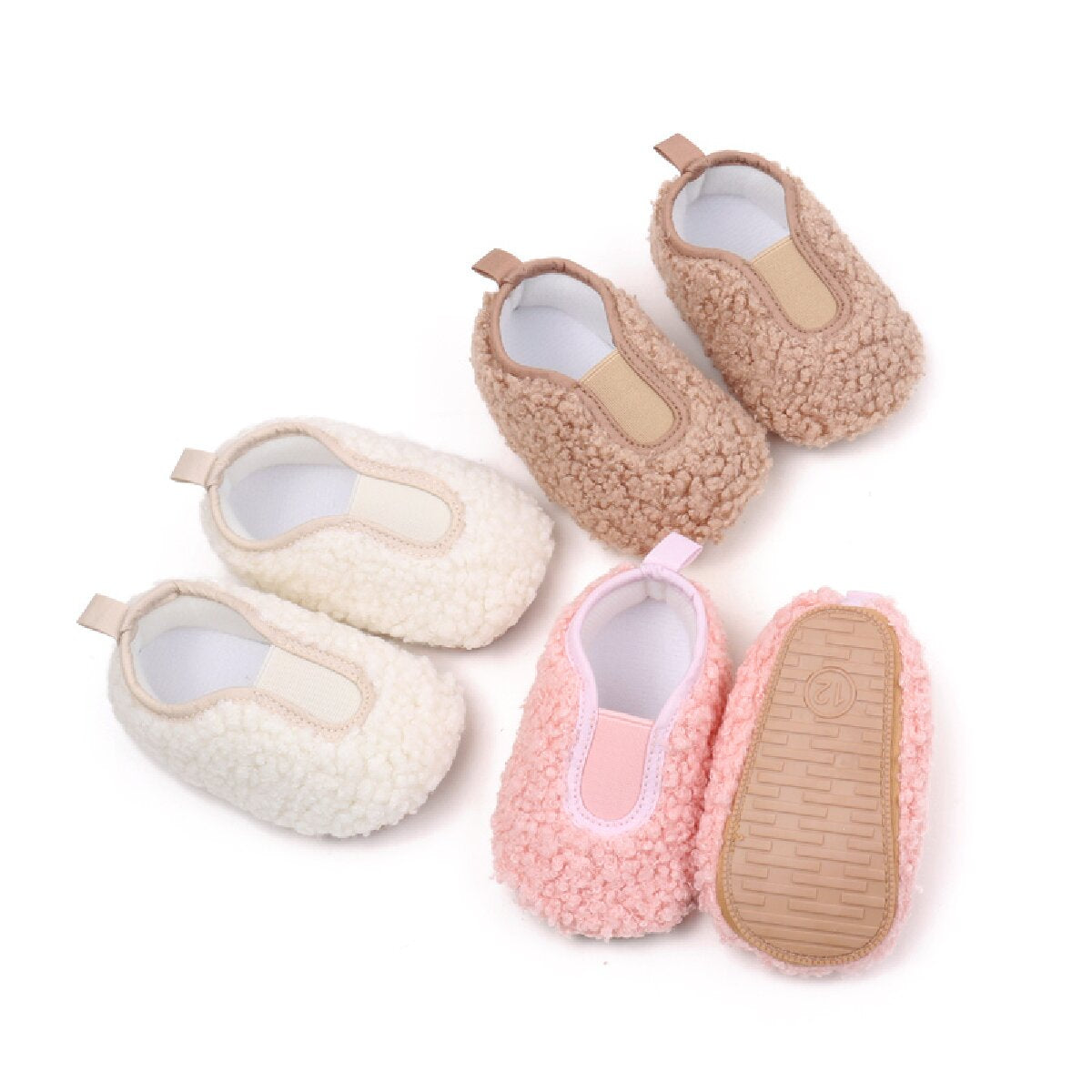 Infant and toddler shoes plush warm baby shoes