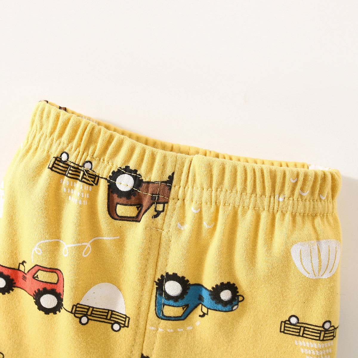 Boys Cartoon Car Home Clothes Set