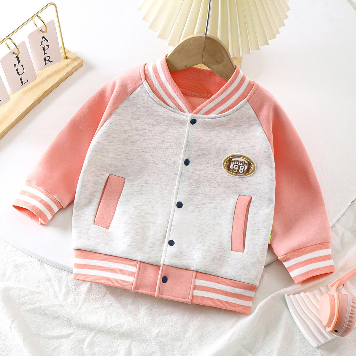 Children's Baseball Clothing Autumn and Winter Outer Cardigan