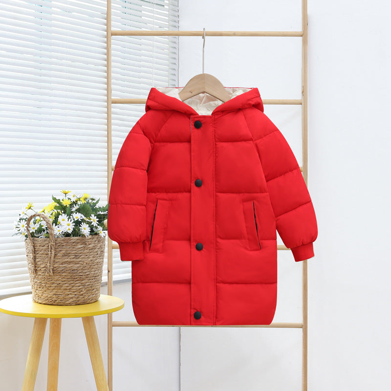 Mid-length down jacket for winter