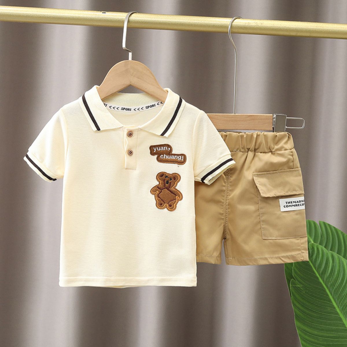 Boys summer clothes children's short-sleeved suits summer new style children's boys fashion two-piece suits trendy