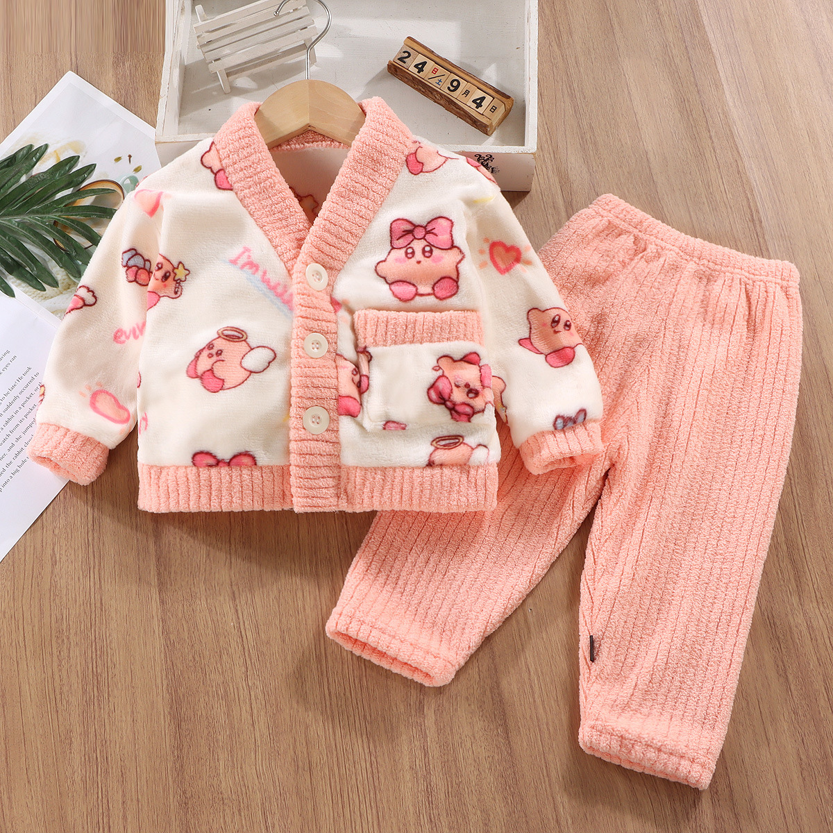 New Children's Flannel Pajama Set