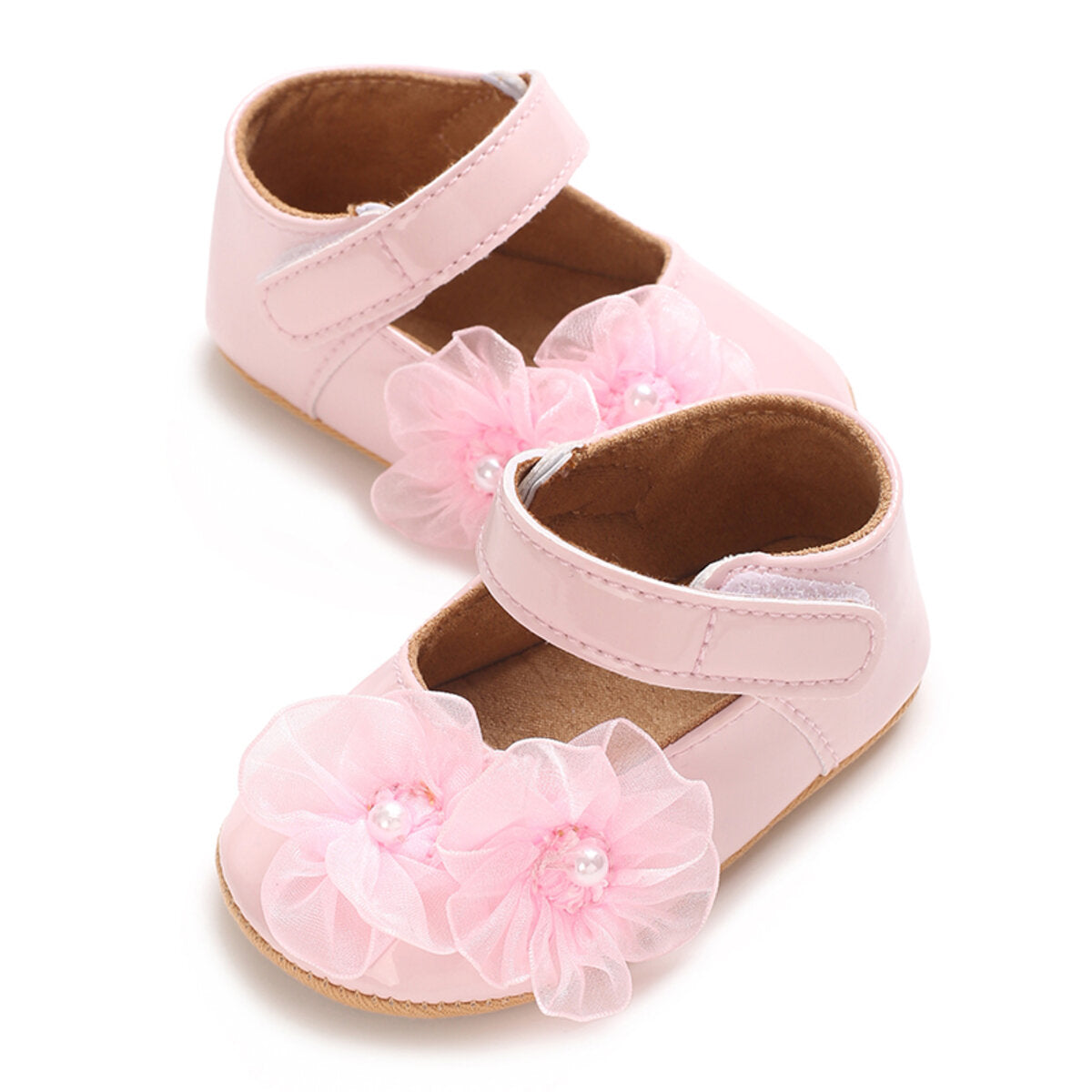 Baby soft sole princess shoes