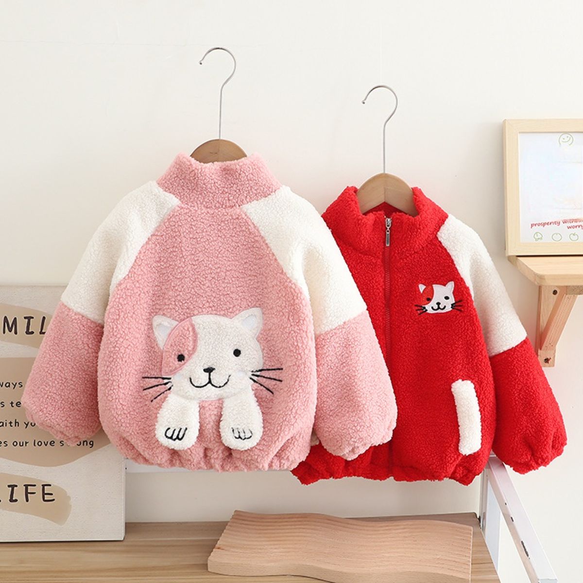 Girls autumn and winter coat