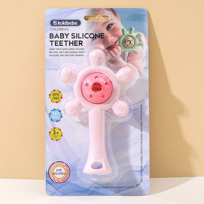 Baby Teething Gel Cartoon Rattle Toy