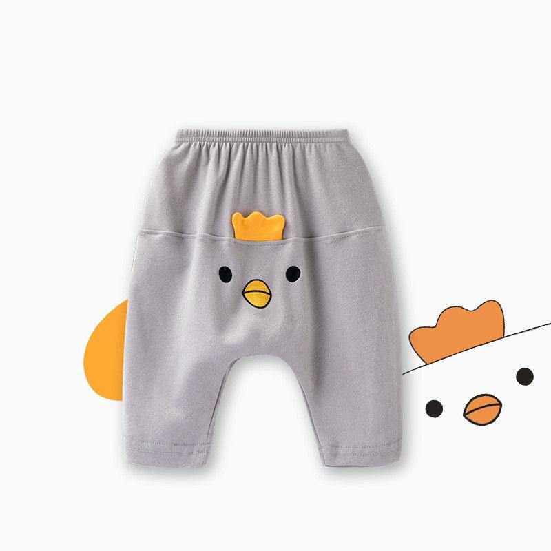 baby pants spring and autumn big butt pants