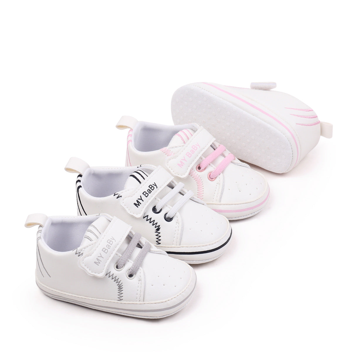 Soft sole baby shoes Velcro non-slip casual toddler shoes