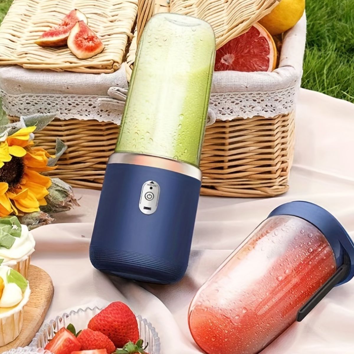 Portable rechargeable small multifunctional juicer