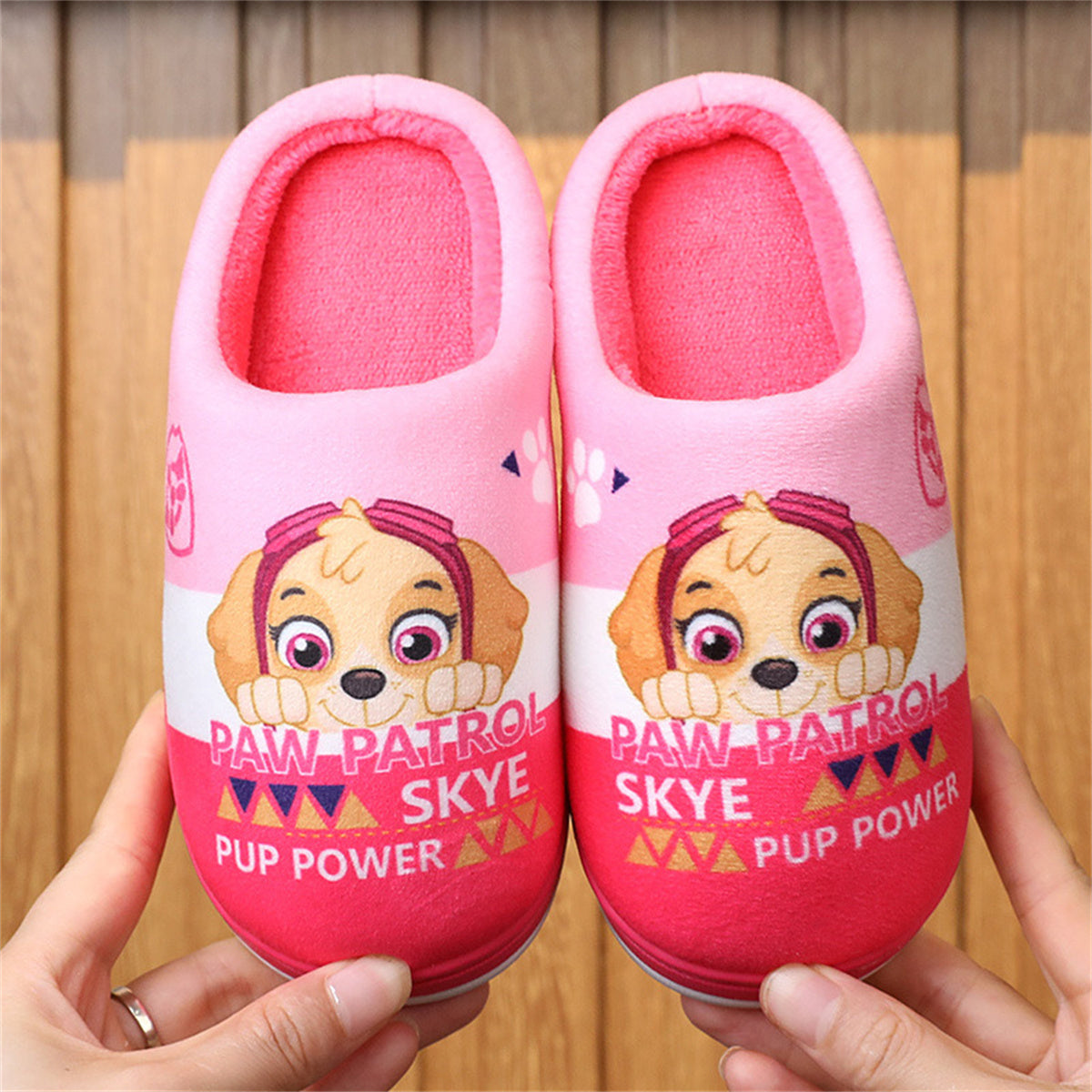 Paw Patrol Letters Cartoon Cute Style Baotou cotton mop for Boys and Girls