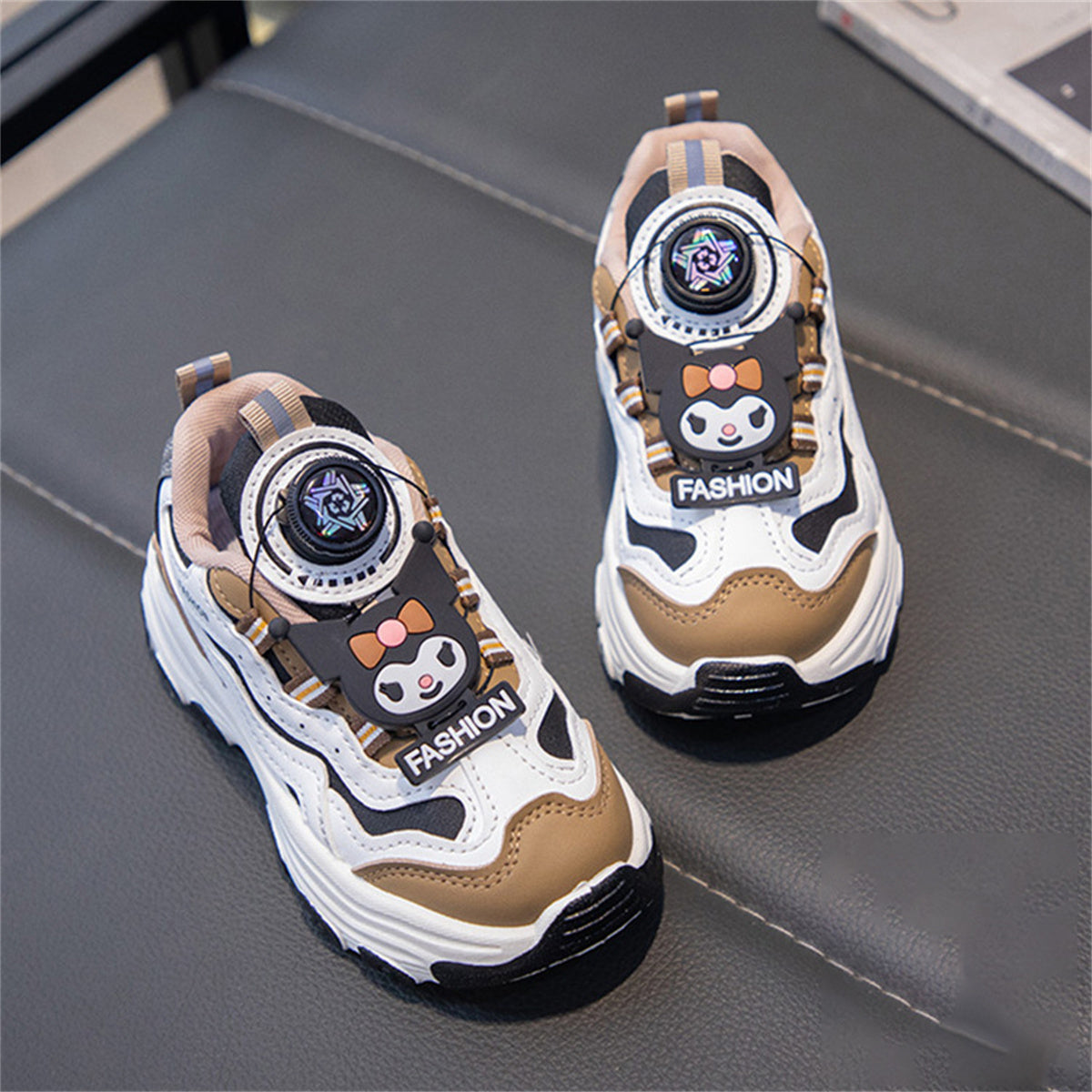 Children's Colorblock Panda Sneakers