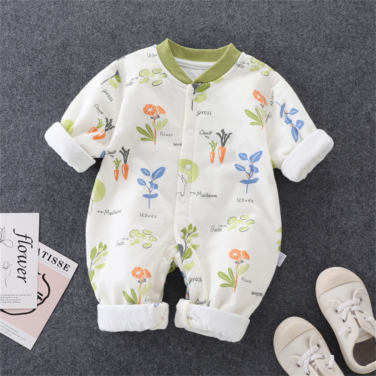 Baby onesie quilted warm romper