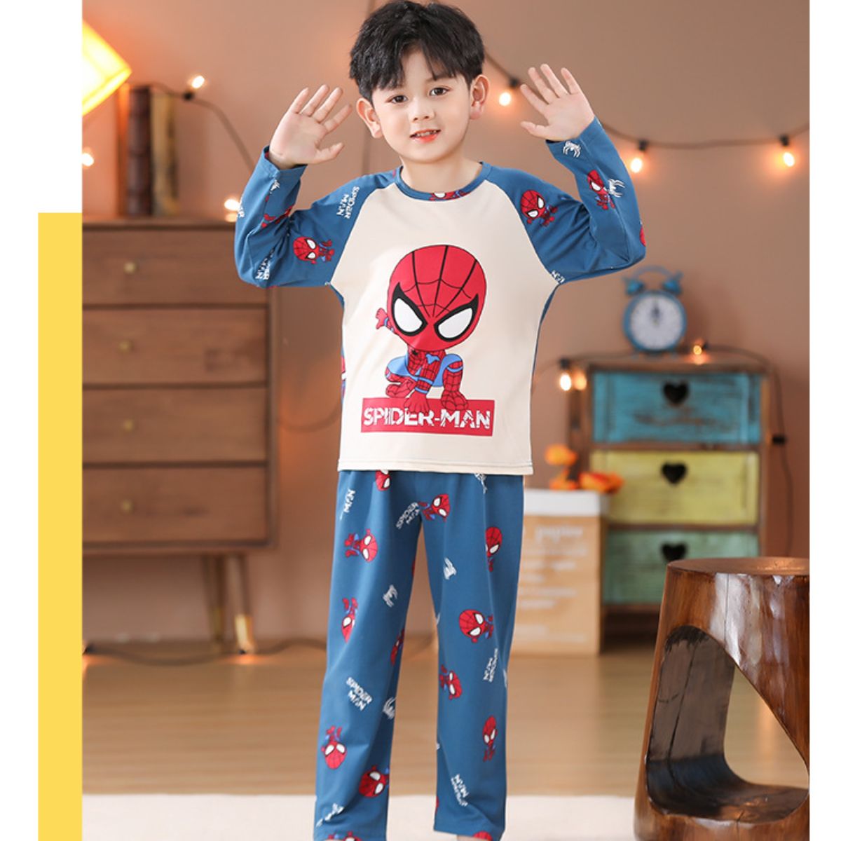 Children&#39;s pajamas boys autumn long sleeve suit