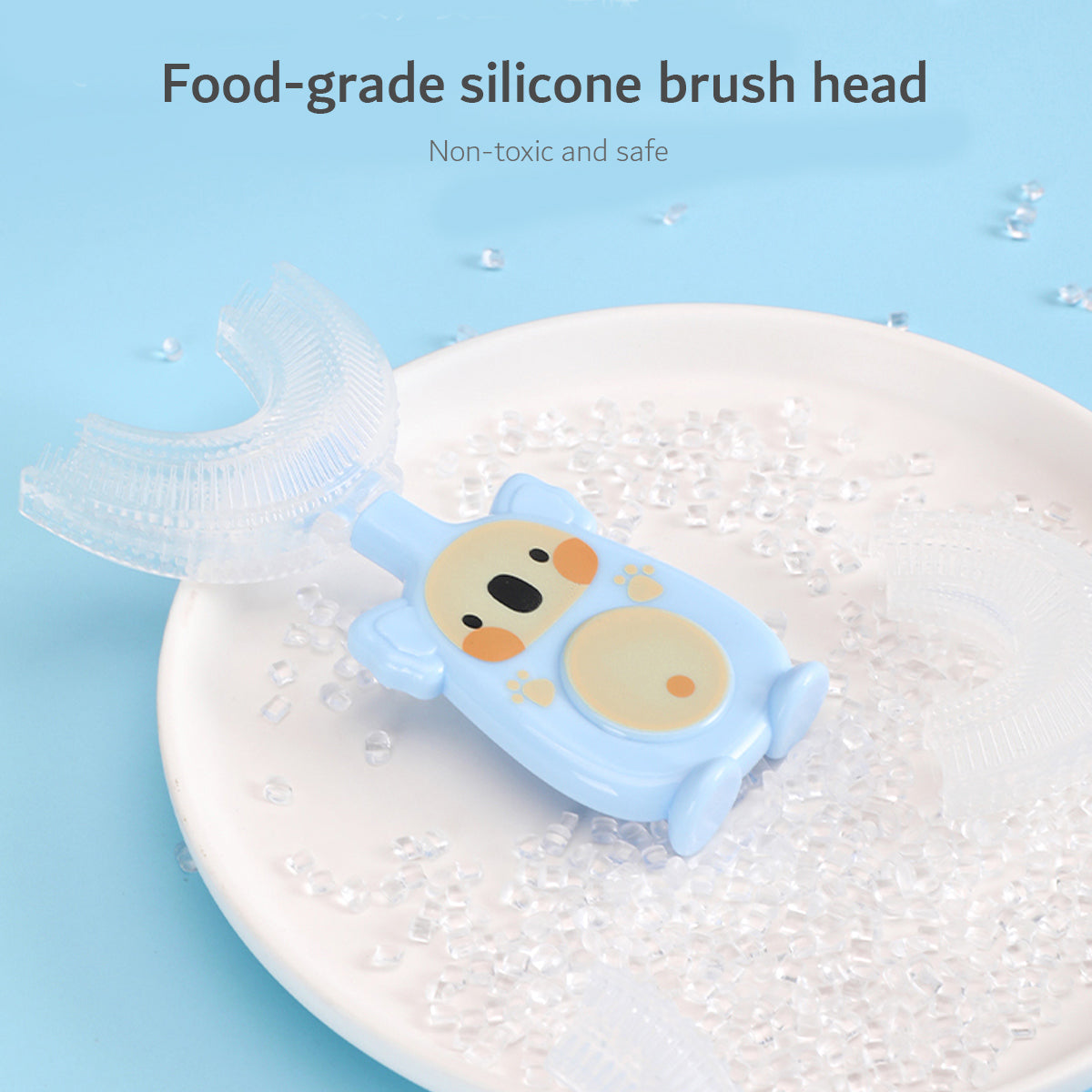 Koala Shape Baby Mouth U-shaped Toothbrush