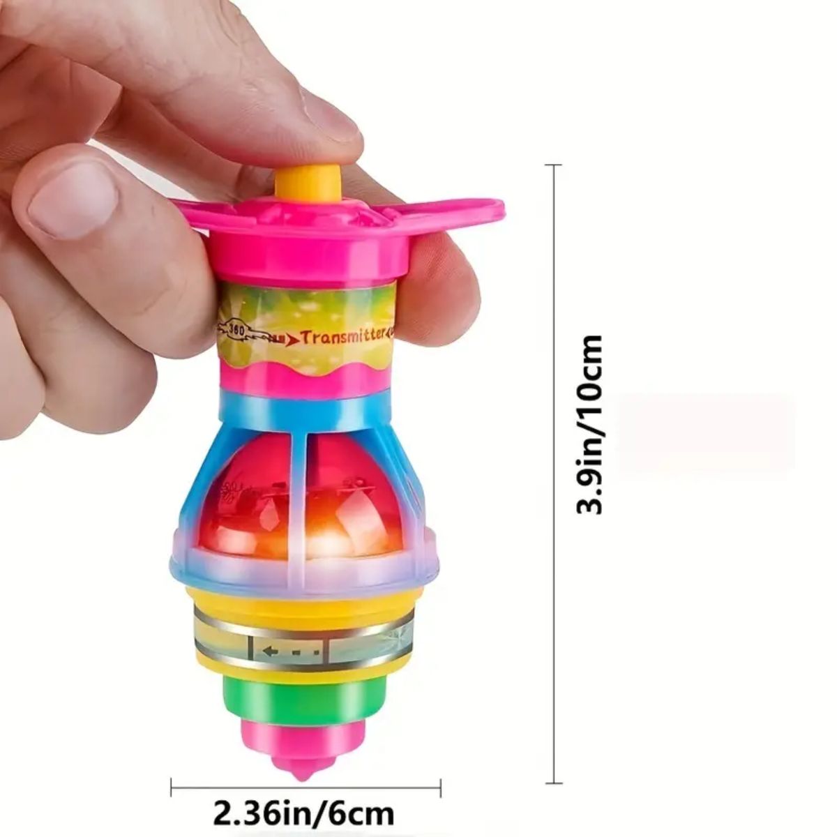 Luminous toy creative spinning top