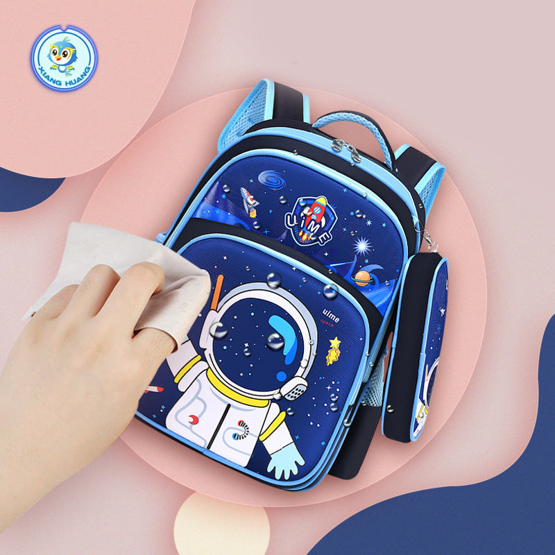 Cartoon Pattern The Astronauts School Bag