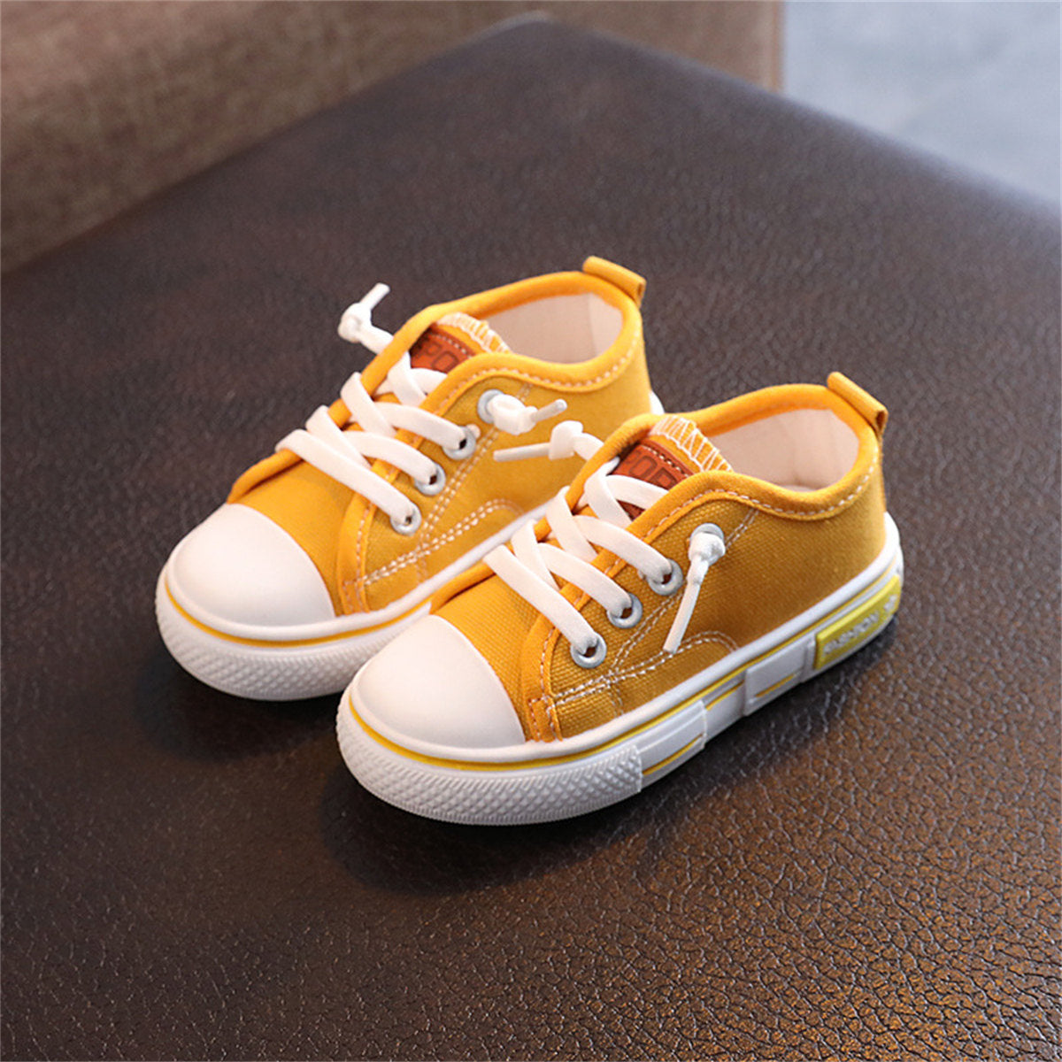 Children's and boys' spring and autumn simple casual non-slip lightweight low-top canvas shoes