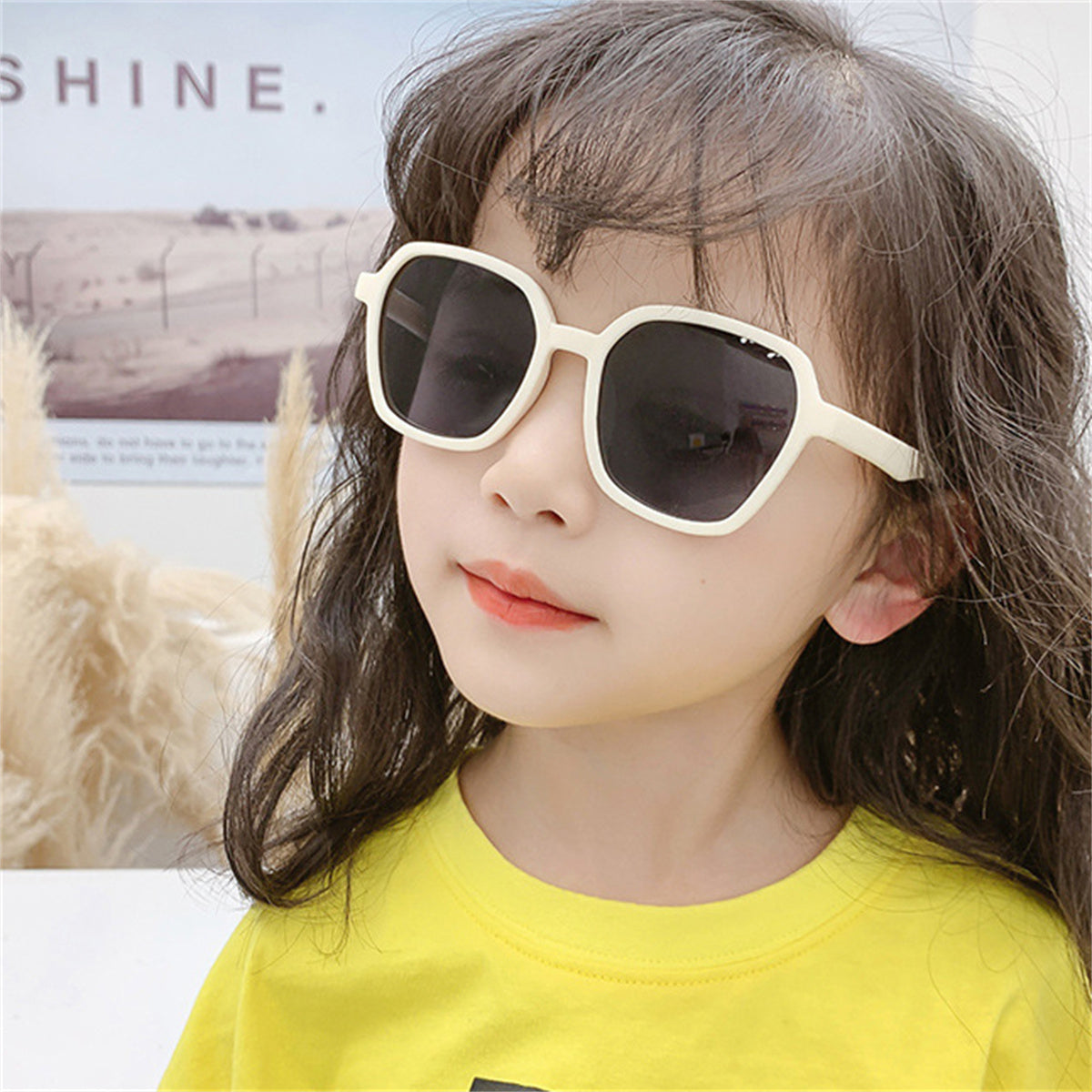 Children's solid color glasses