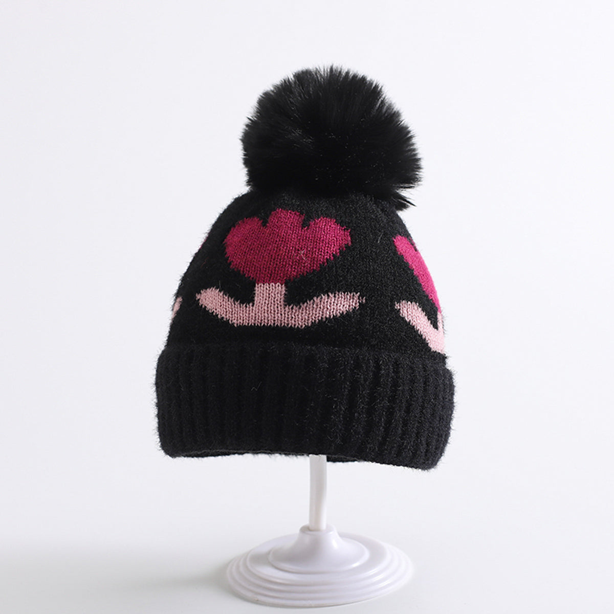 Children's flower beanie