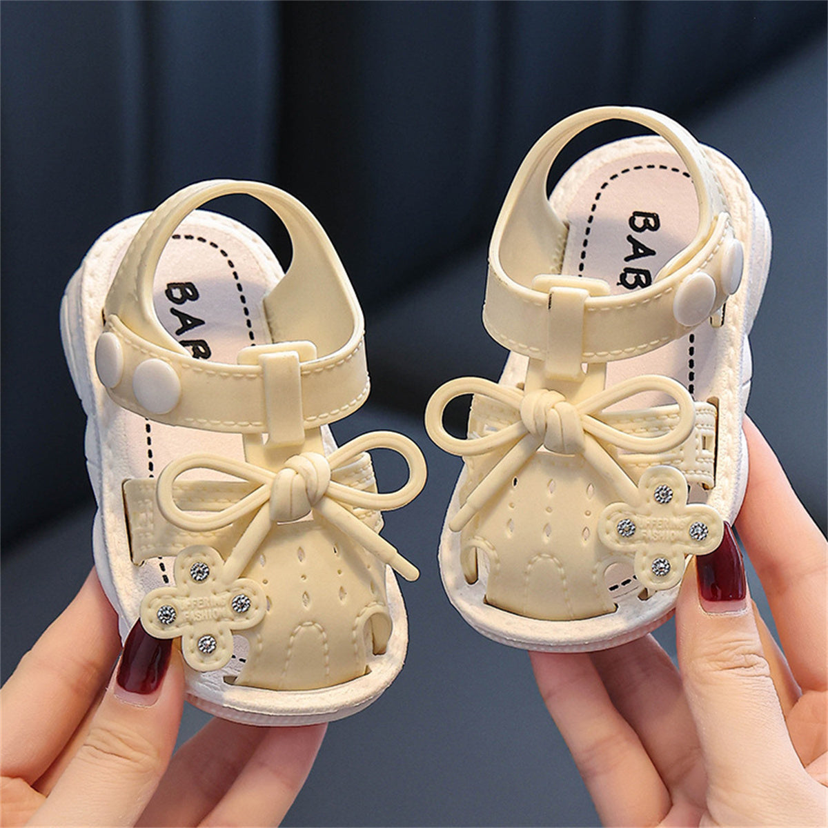 Indoor non-slip soft sole cute baby toddler shoes beach shoes