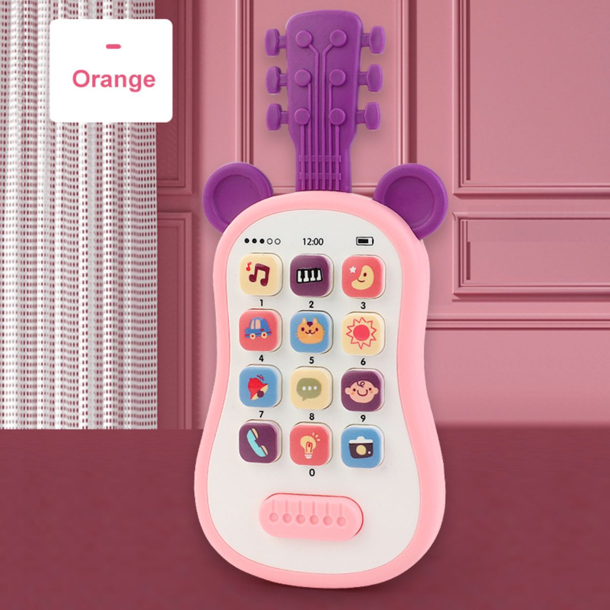 Cartoon music multi-function early education simulation mobile phone