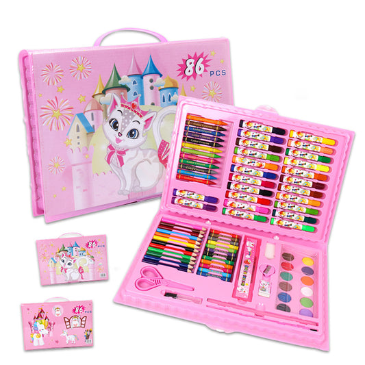 86-piece Watercolor Pencil Crayon Set