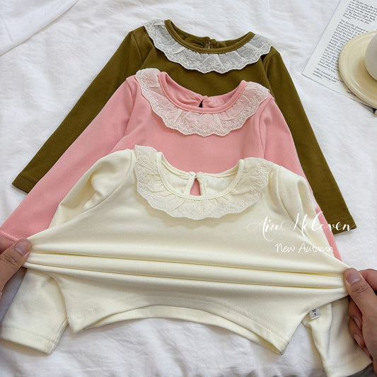 Autumn girls long sleeve T-shirt bottoming shirt