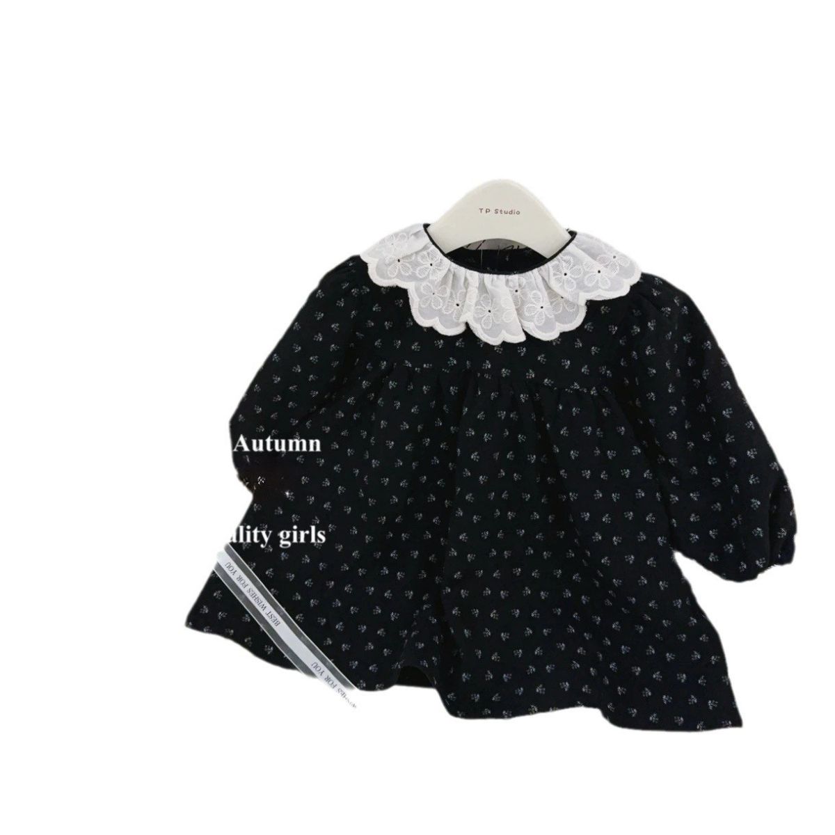 Girls skirt autumn style baby girl lace doll collar sweet princess skirt