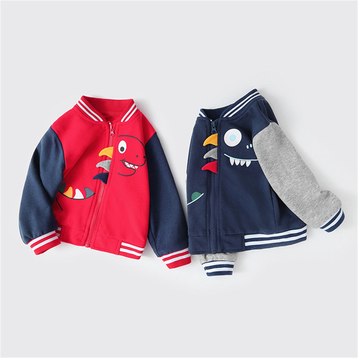 Baby Clothes Dinosaur Baseball Jacket