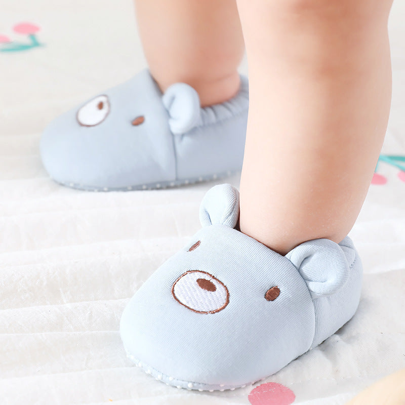 Spring and autumn new baby shoes and socks floor shoes baby toddler socks non-slip children's floor socks short tube shoes socks