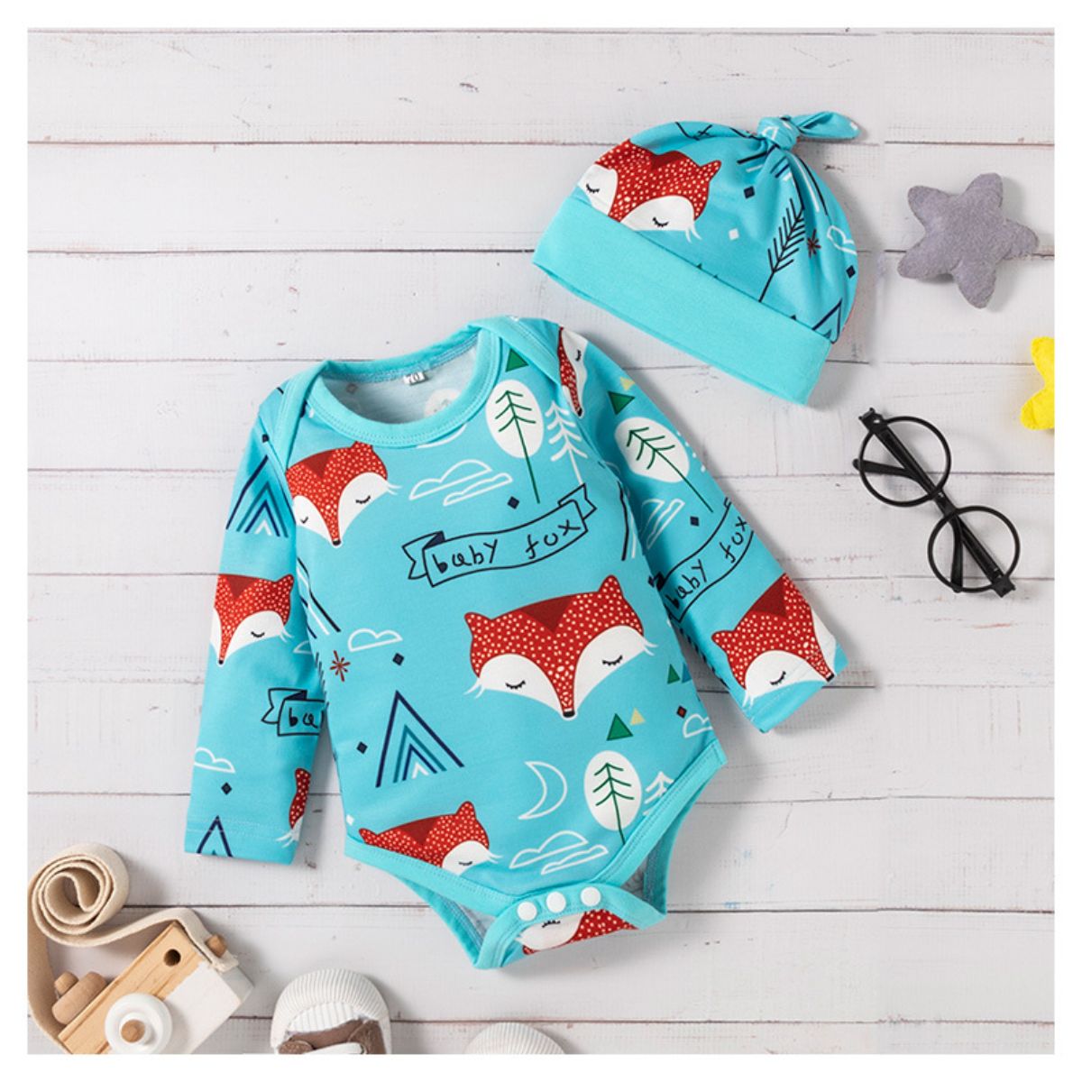 Boys long-sleeved baby suit autumn new three-piece pants suit children's clothing