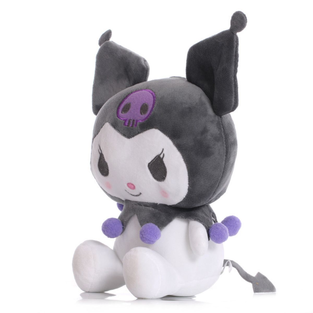 Cute 2D Sanrio Kuromi Plush Toy