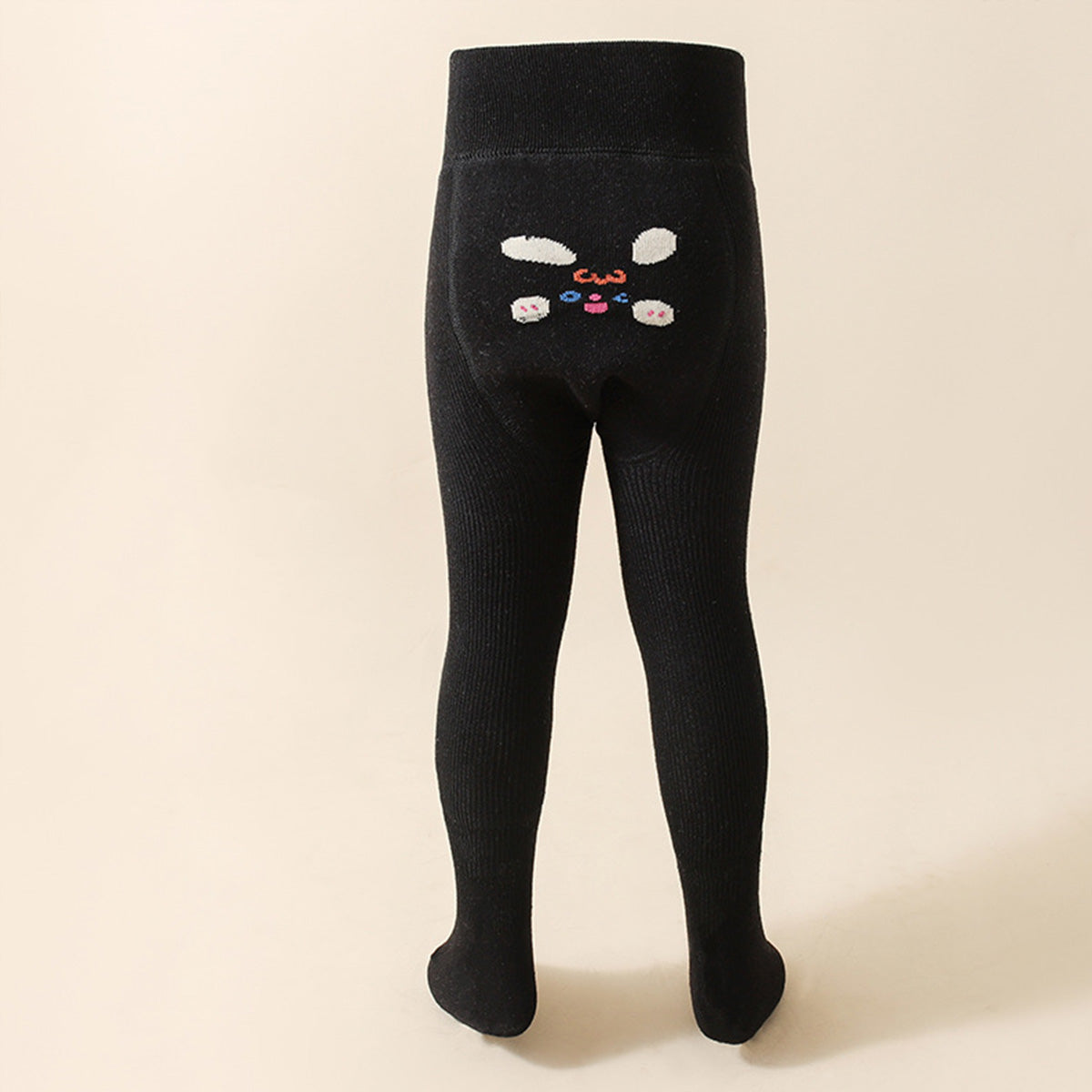 Children's bunny fleece tights