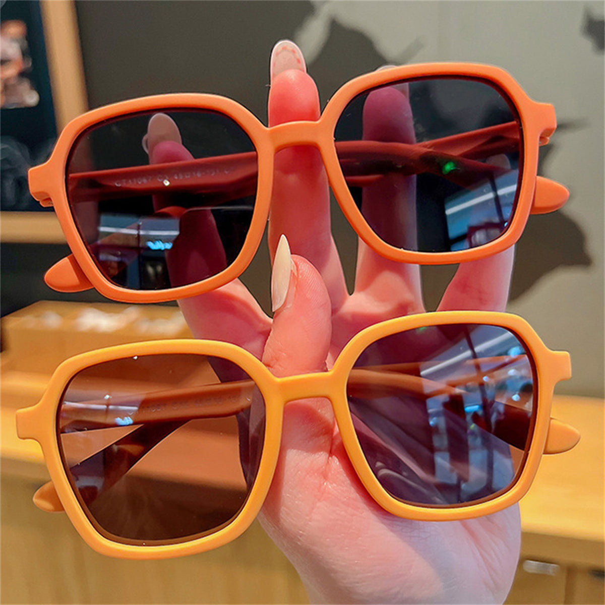 Children's solid color glasses