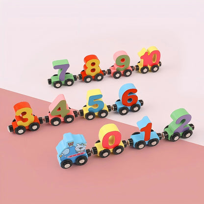 12-section magnetic train