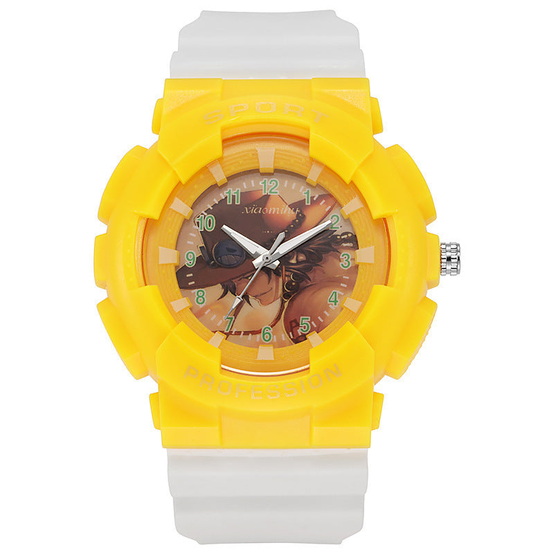 Children's Boys One Piece Cartoon Outdoor Multi-Function Sports Quartz Watch