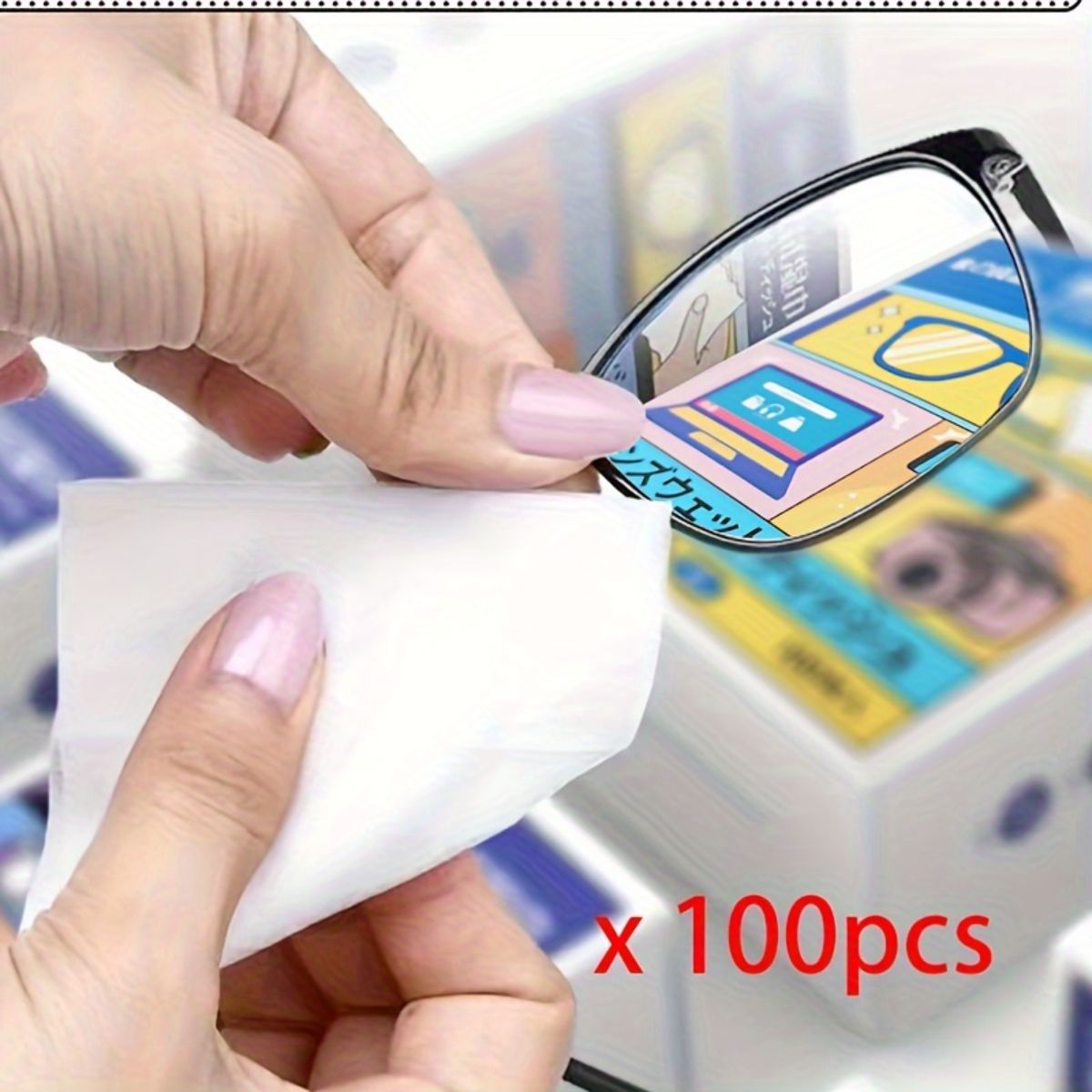 Glasses wet wipes lens wipes disposable glasses cloth goggles mobile phone screen wet wipes