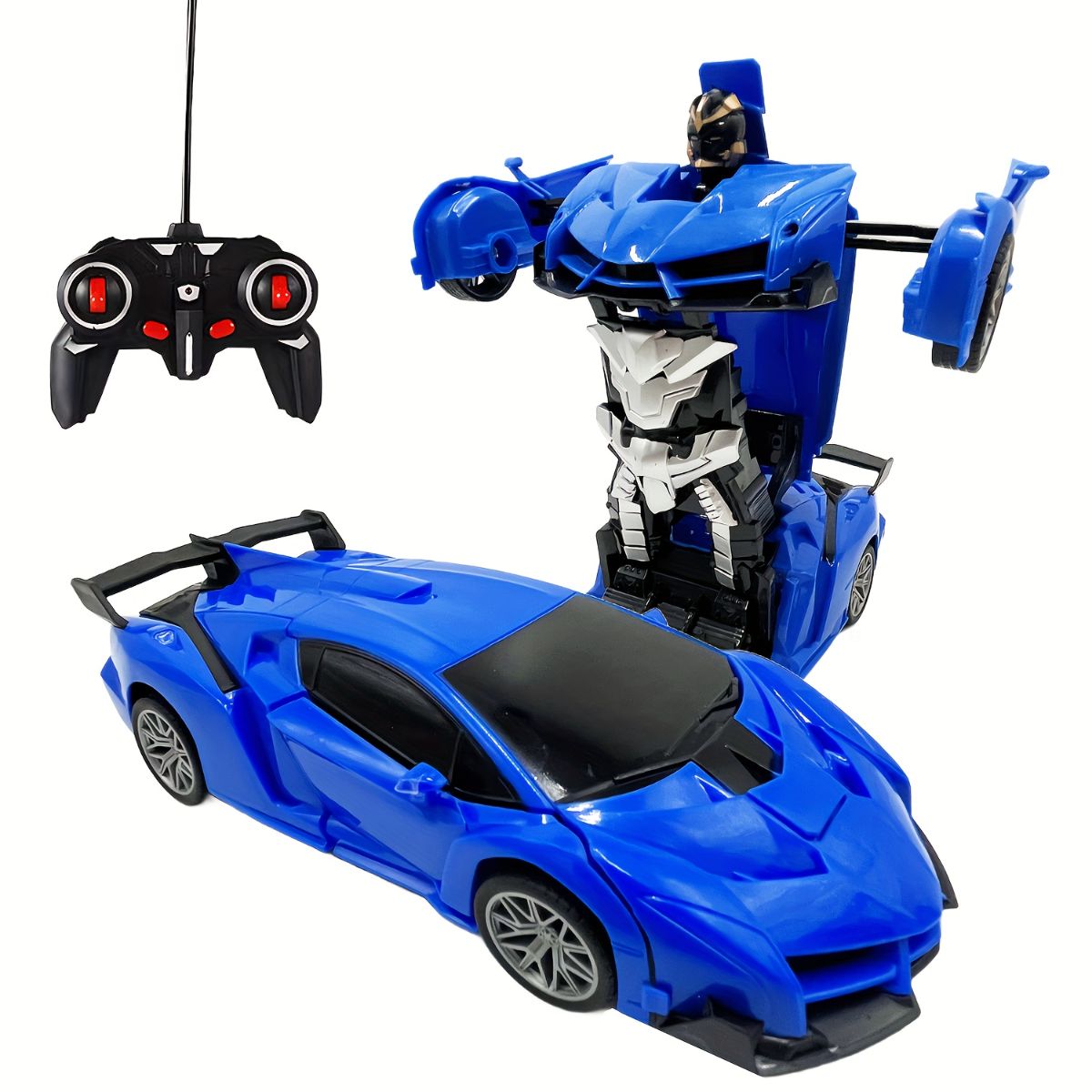 Remote control deformation car electric police car sports car boy toy car