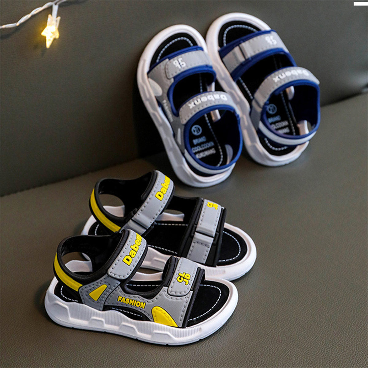 Children's casual Velcro soft-soled sandals