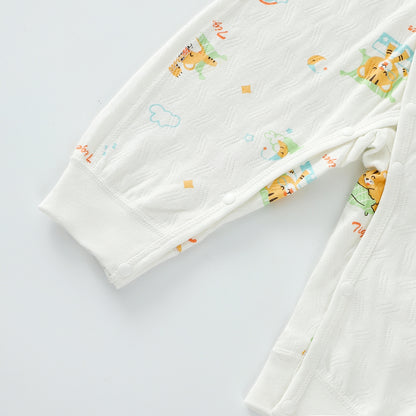 Simple Animal Print Romper