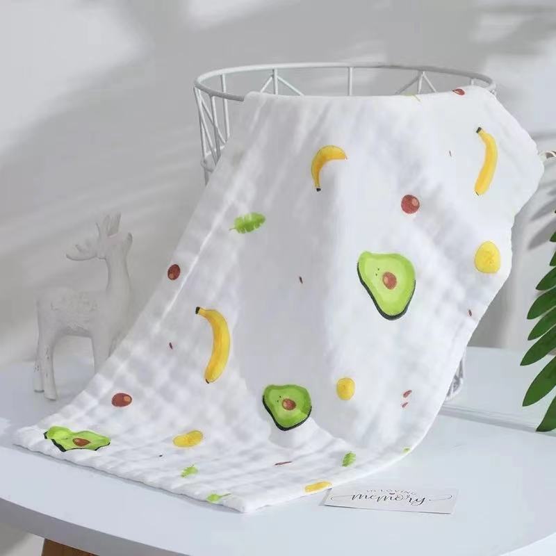 Baby Cartoon Print Pure Cotton Towel