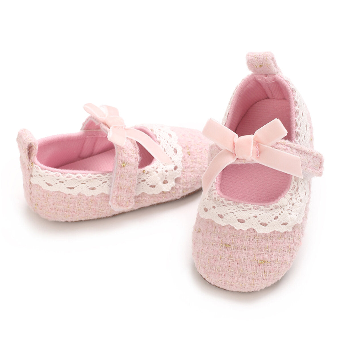 Baby soft sole princess shoes