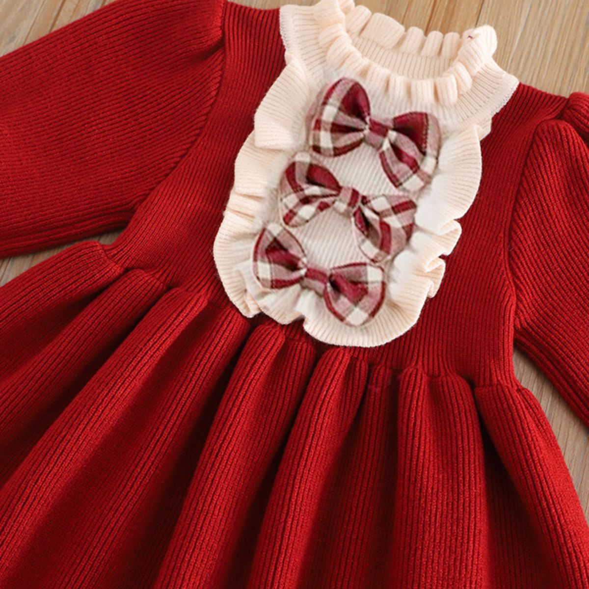 Girls knitted dress