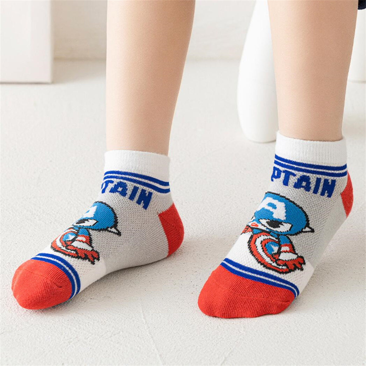 Children's 5-pack lettered socks