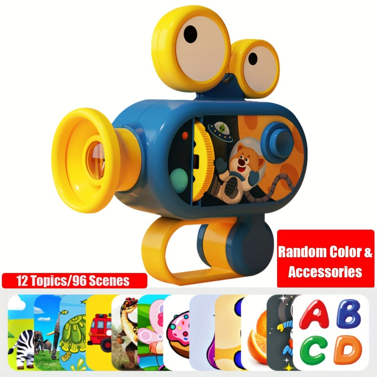 Children's early education toy projection flashlight baby mini projector