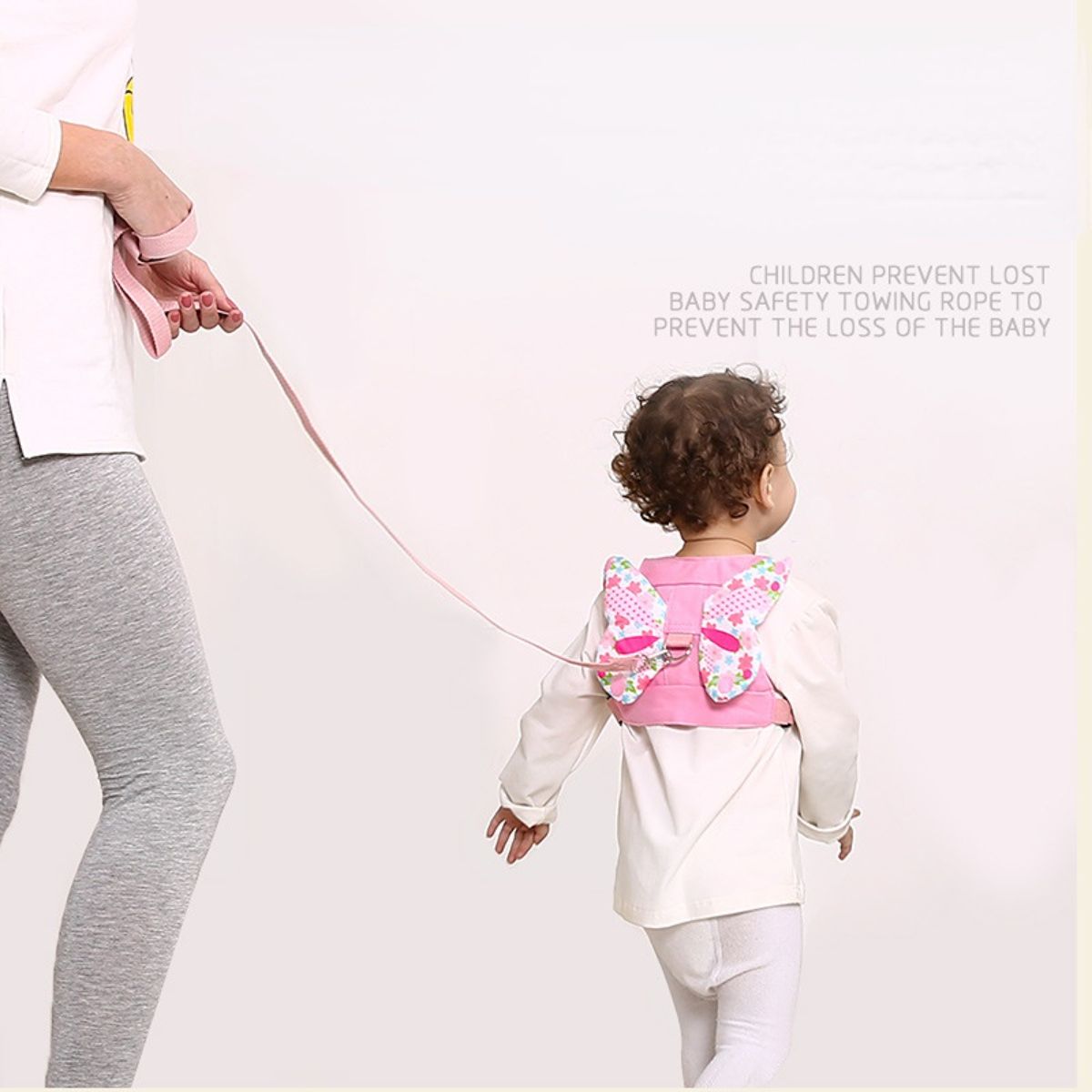 Children's anti-lost traction rope backpack