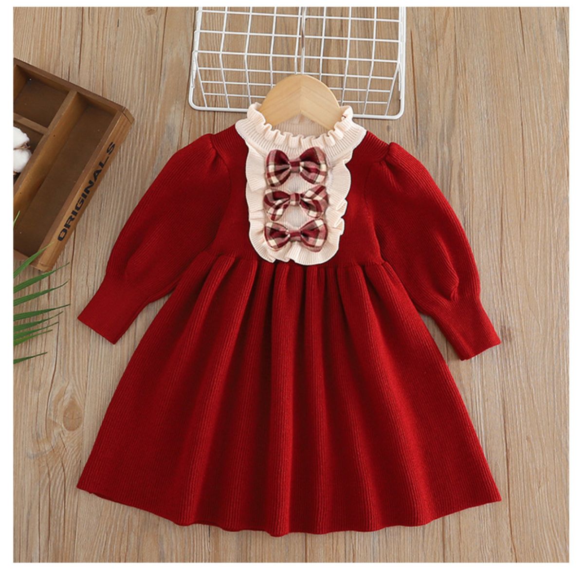 Girls knitted dress