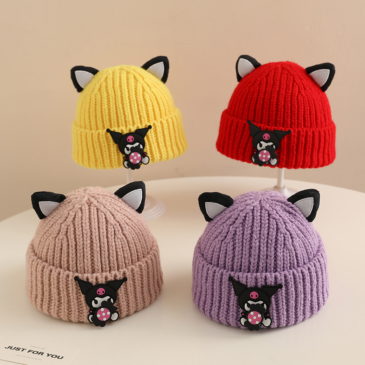 Children's cartoon woolen hat